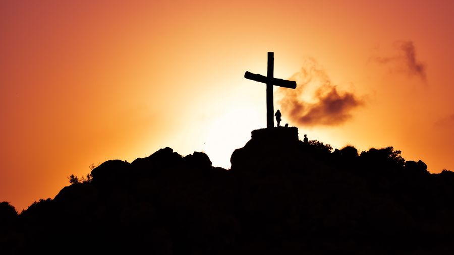 Open hands in prayer